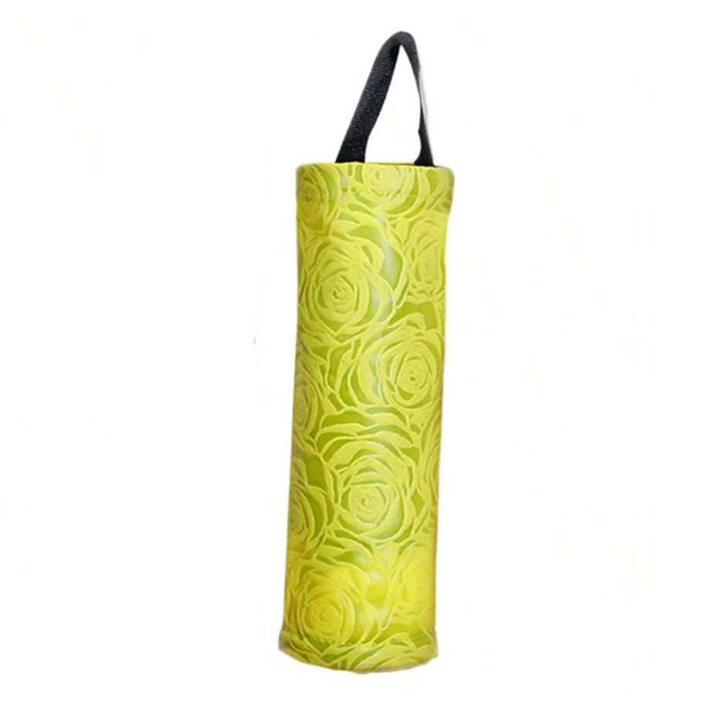 Foldable Mesh Shopping Bag Breathable Plastic Bag Dispenser Kitchen Garbage Bag Storage Organizer With Hanging Storage