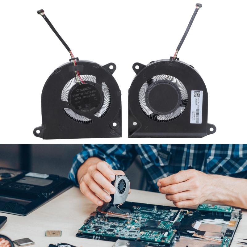 CPU Fan Laptop Cooling Fan DC5V 2.5W 6Pin CPU Coolers For 24-CR 27-CR N44953-001 Laptop Heatsink Part