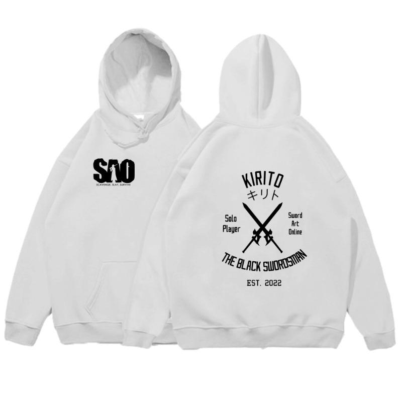 Japanese Animation Sword Art Online New Men's Hoodie Sweatshirt Men Womnen Fashion Design Pullover Men's Fleece Hoodies