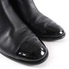 Great CHANEL short boots COCO Mark Leather Ankle Boots black Women 35 22B G38067 Used