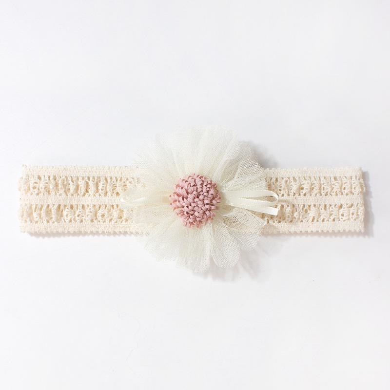 

New baby headband, cute lace flower children s headscarf, summer thin baby hair accessories
