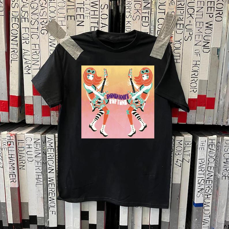 Shonen Knife BAND ALBUM black T-shirt Unisex All sizes S to 45XL 1F1962 Unisex T-Shirt XL