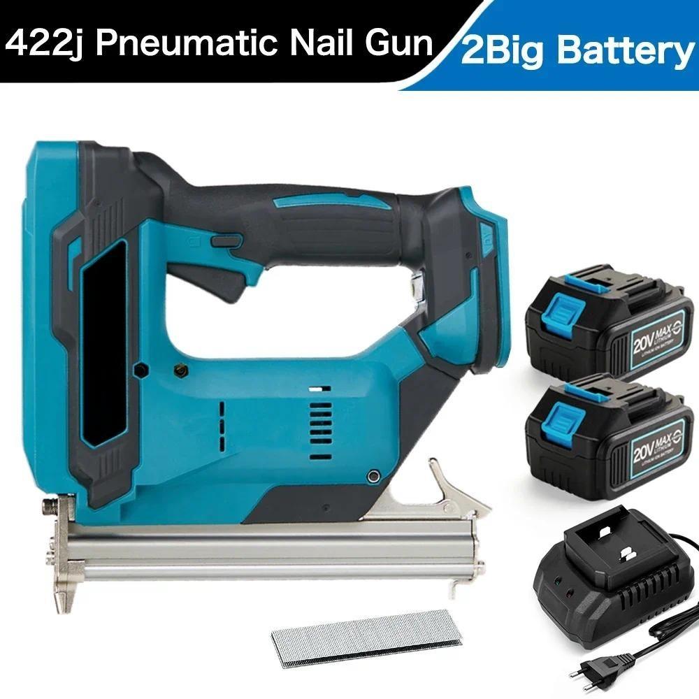 Gerade U Klammern Bürstenloser Tacker Nagler Kabellos Tragbar Elektrische Nagelpistole