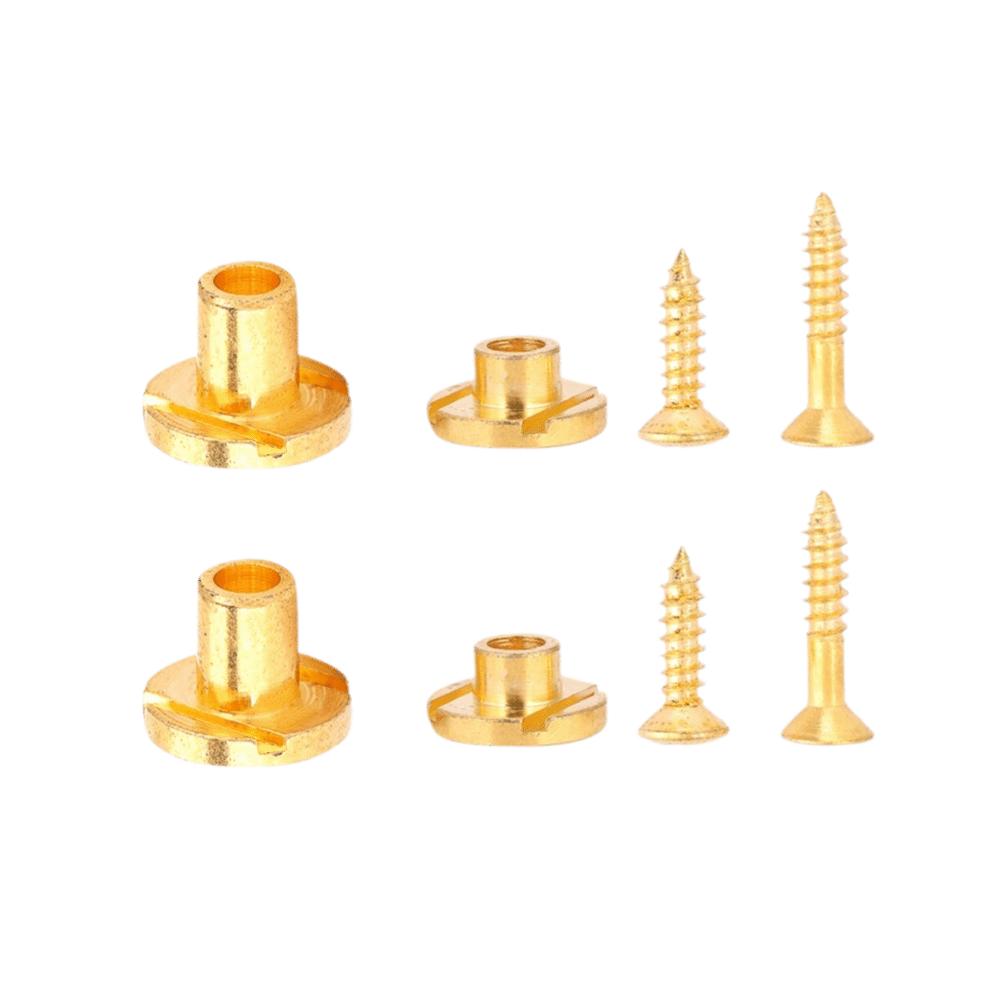 2Sets With Screw String Tree Retainer Metal Guitar Accessory Part  For Electric Guitar