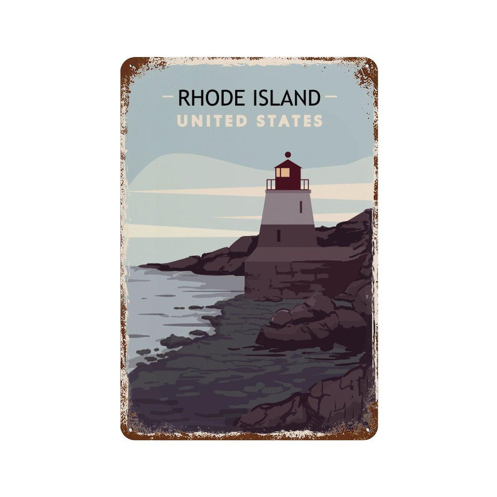 

1PC Vertical Rusted Metal Tin Sign 20×30cm, Vintage Wall Art for Home Bar, Pub, Coffee Shop, Garage or Office Retro Decorative Style 20*30CM