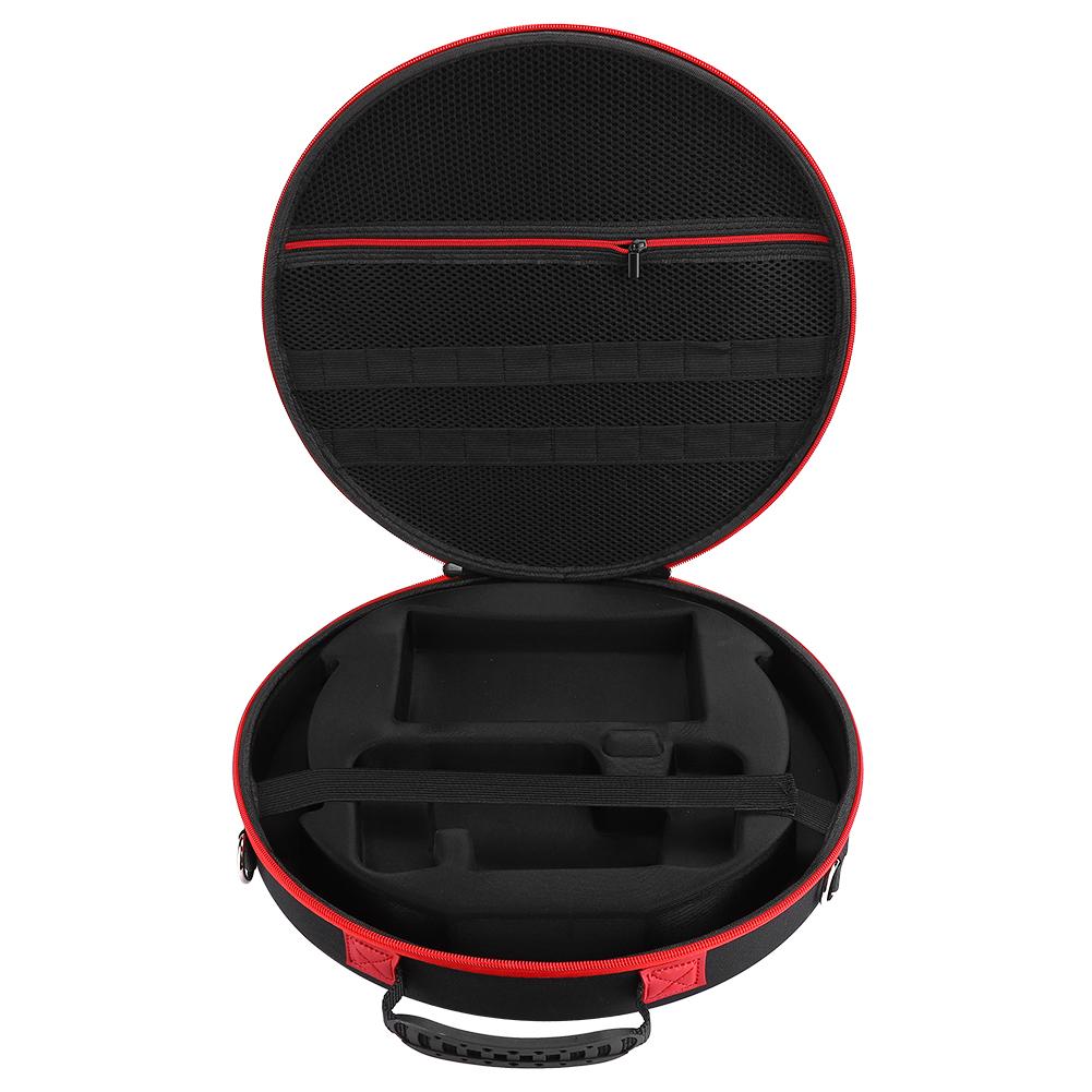 EVA Black Red Fitness Ring Storage Bag Messenger Portable Travel Handbag for Switch