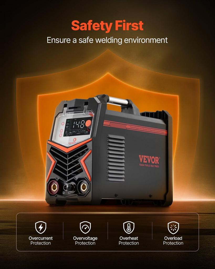 TIG Welder 3-In-1 Welding Machine Pulse MMA Stick IGBT Inverter LED