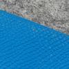 Hermes Too Doo 37 Clutch bag Blue Zanzibar Blue / grauer Filz/Epsom Unisex Gebraucht