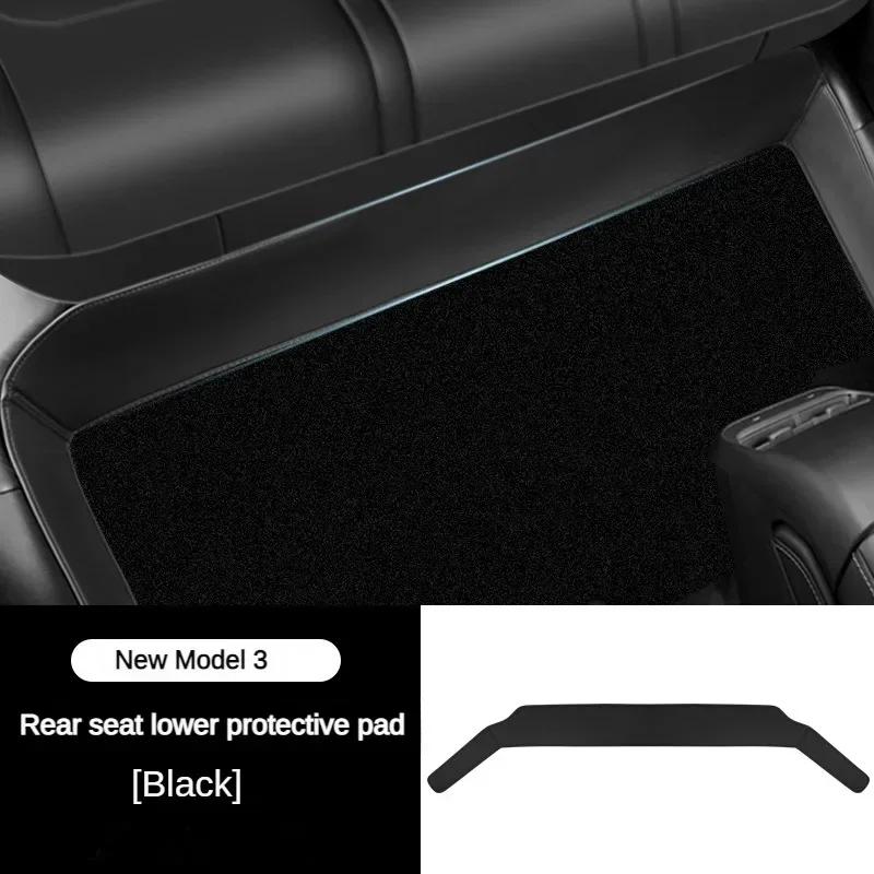 

Для Tesla Model Y Model 3 Highland Full Surround Rear Seat Lower Защитный коврик для электромобиля Защитная накладка для автомобиля Аксессуары