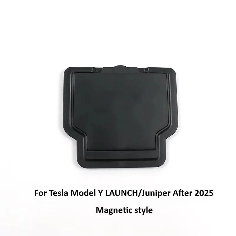 

Armrest Case for Tesla Y Juniper Launch Model 3 Highland 2025 Center Console Button Hidden Keys Card Storage Box Accessories
