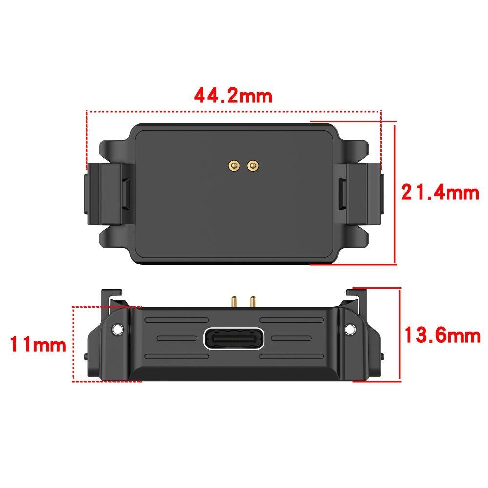 Adaptor Bază de Încărcare cu Eliberare Rapidă cu Șurub Tip 1/4 Montură Magnetică Tip C Aliaj de Zinc Ușor pentru DJI Osmo Nano