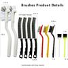 Crevice Cleaning Brush,Gap Cleaning Brush with Long Handle,Small Gap Cleaning Brush for Bathroom Kitchen Toilet Water Cup Bottle and Window Groove