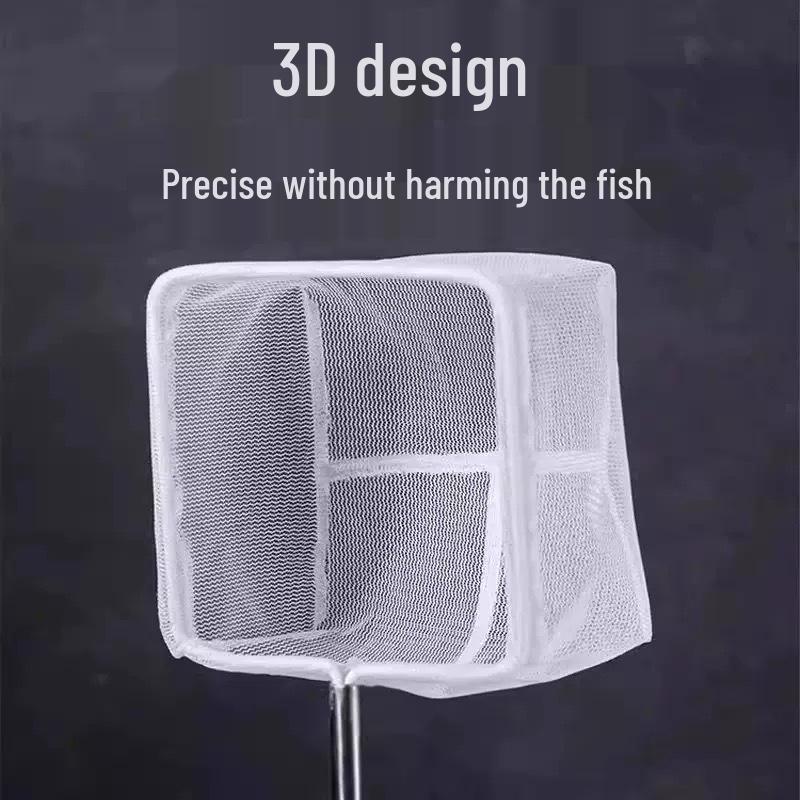 Small 3D Fine Mesh Scoop Net for Tropical Aquarium Fish