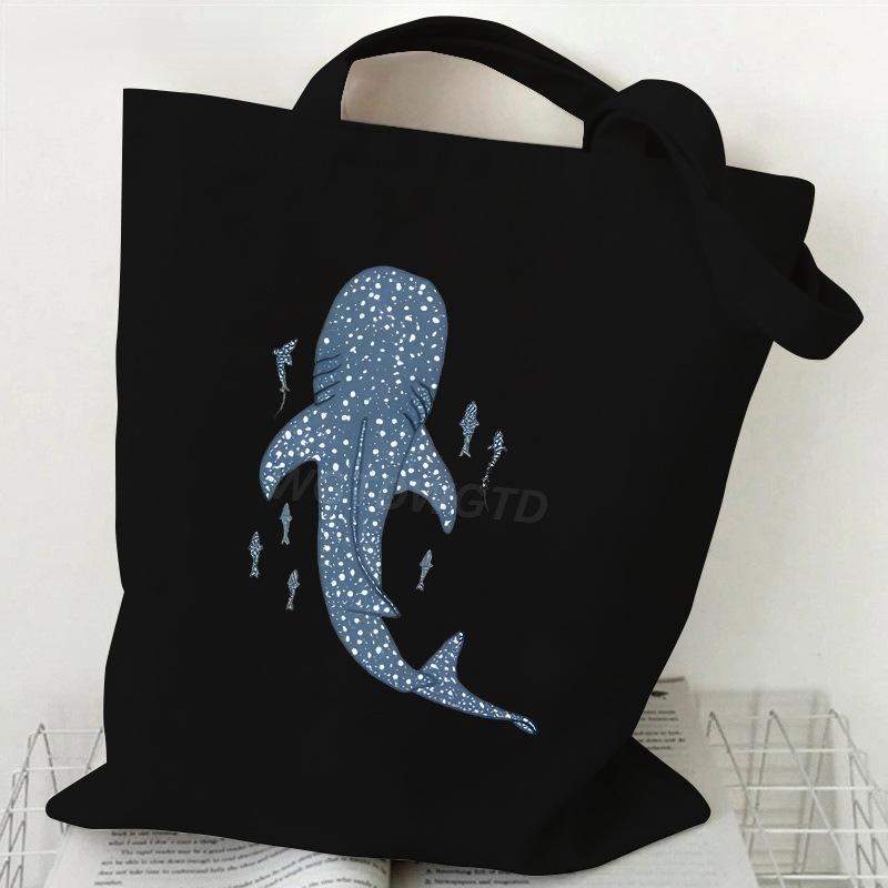 Ocean Animal Trend Shoulder Bag Daily Versatile Commuter Student Tutoring Bag