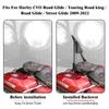Motorcycle 16'' Detachable Rear Passenger Backrests Sissy Bar Pad For Harley Touring CVO Road King Electra Street Glide 09-2025