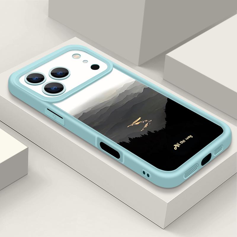 Ink Painting TPU Phone Case For iPhone Air 16e 17 16 15 14 Pro Max 13 12 Pro 15 16 14 Plus Shockproof Soft Silicone Cover Fundas