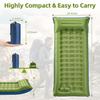 CAMFUNNY High Quality TPU Ultralight Waterproof Self-Inflating Sleeping Pad Mattress Pillow Built-in Pump Compact Hiking