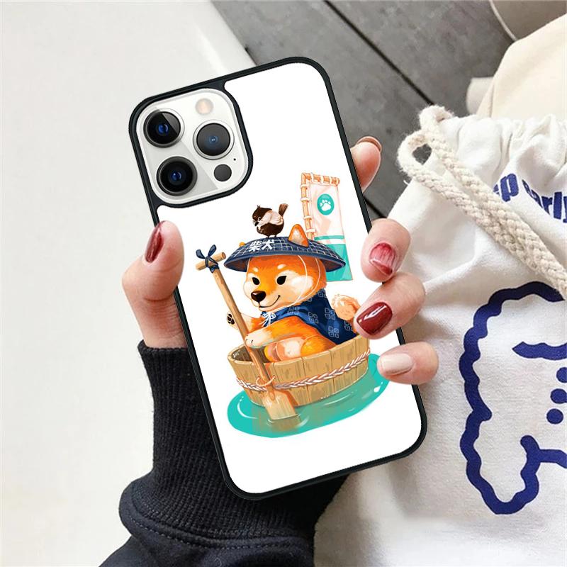 Animal Shiba Inu Phone Case For iPhone 17 Air 15 16 Cover 11 13 14 Pro Max 12 Plus Max Fundas