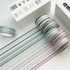 6Rolls/box Kawaii 6 Colors Plaid Washi Tape DIY Handbook Wrapping Paper Stickers