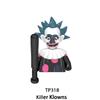 Wm6205 G0185 G0129 Killer Klowns Mini Figure Classic Horror Thriller Movie Building Block Model Doll Halloween Toys