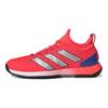 adidas Adizero Ubersonic 4 Rosso Solare Sneakers da Uomo Argento-Metallizzato Blu Lucido HQ8379