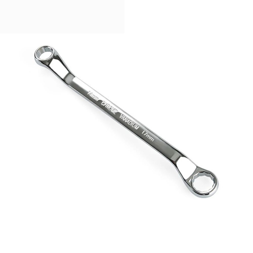 45-Degree Offset Ring Spanner Metric Box Wrench Double Box End Wrench  Fastening Repairing Tools