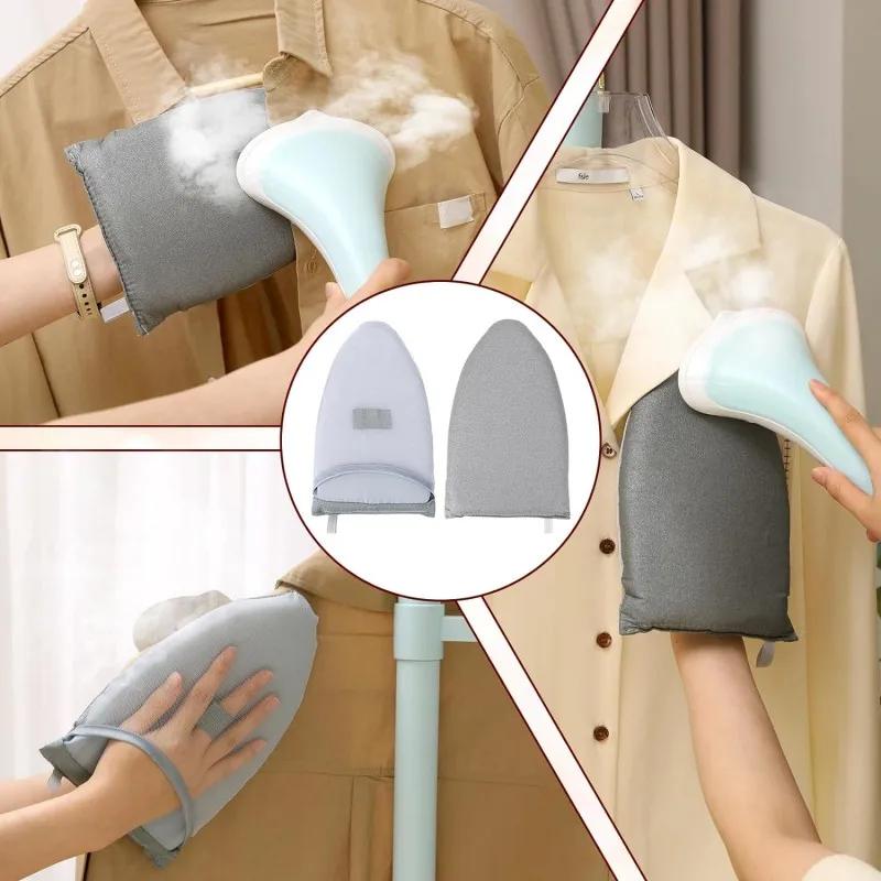 1/2/4pcs Handheld Heat Resistant Gloves Ironing Pad Ironing Glove Waterproof Anti Steam Garment Steamer Portable Ironing Gloves