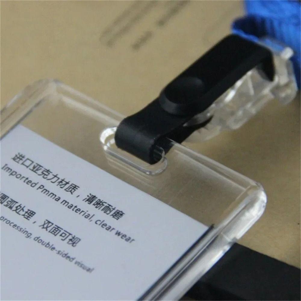 Work Identity Business Card Holder Adjustable Name Card Cover Badge Cards ID Card Holder  Women Men