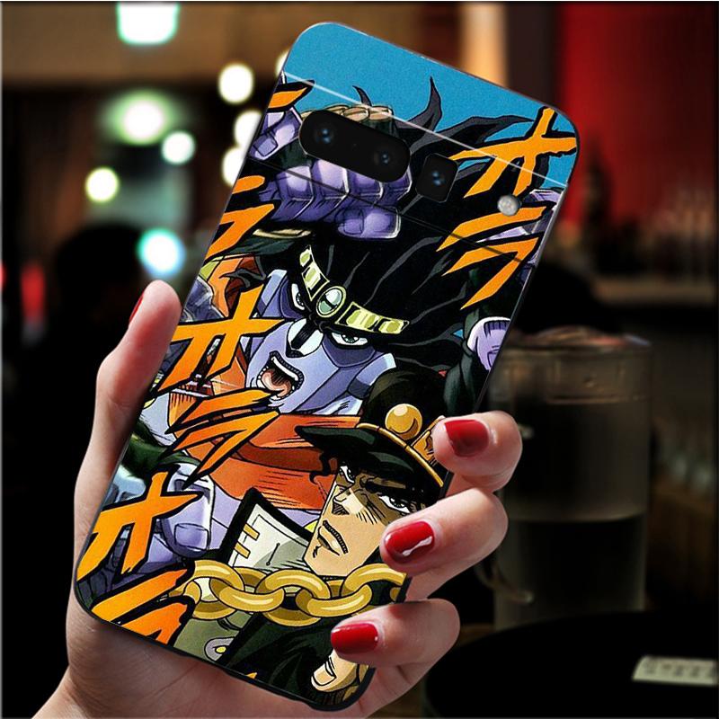 Phone Case for Google Pixel 7 Pro 7 6A 6 Pro 5A 4A 3A Pixel 4 XL Pixel 5 6 4 3 XL 3A XL 2 XL JoJo Bizarre Adventure Case Funda