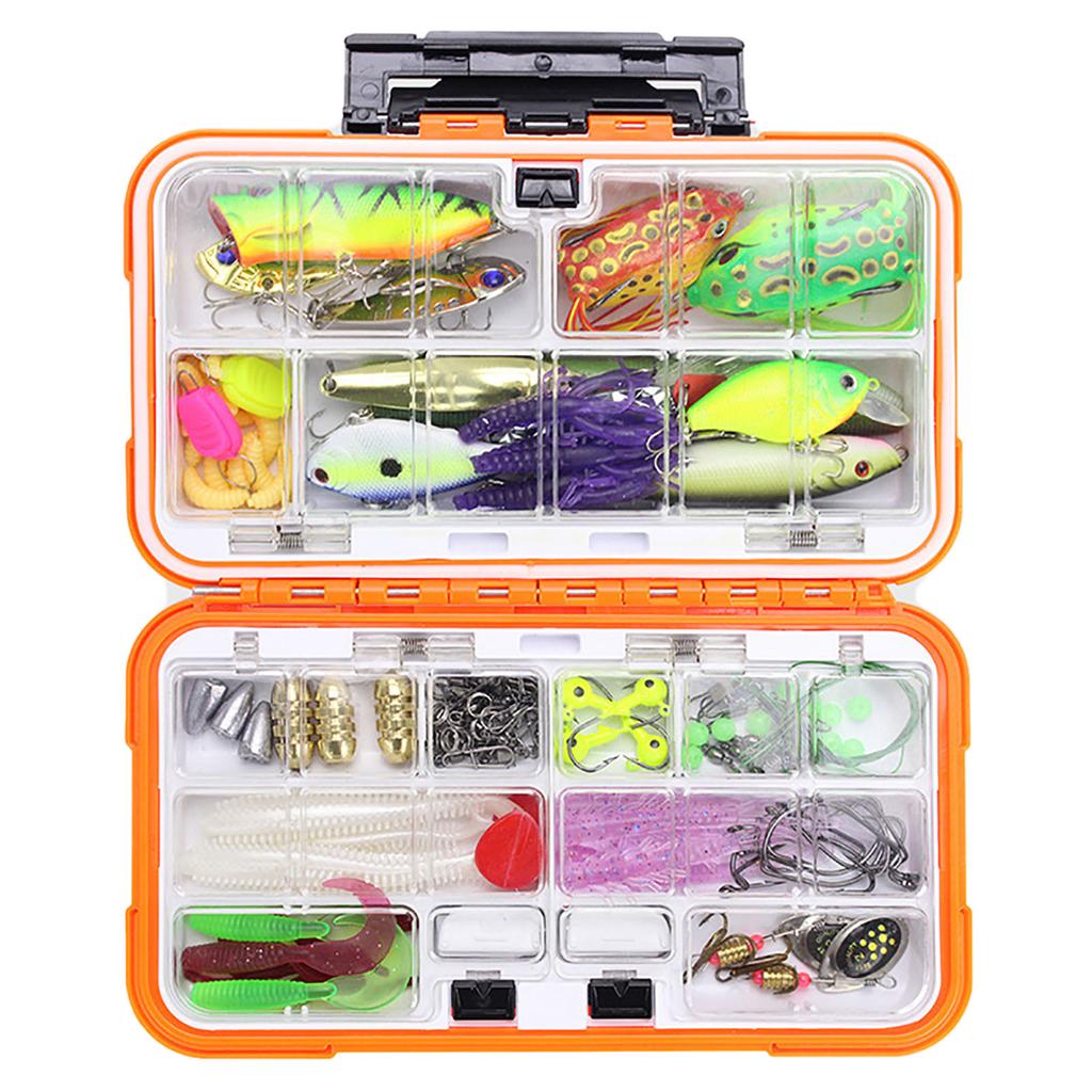 Köderbox Tragbare Kajak Wasserdichte Angelköderbox Terminal-Aufbewahrungsbox Angelhaken-Organizer Zubehör