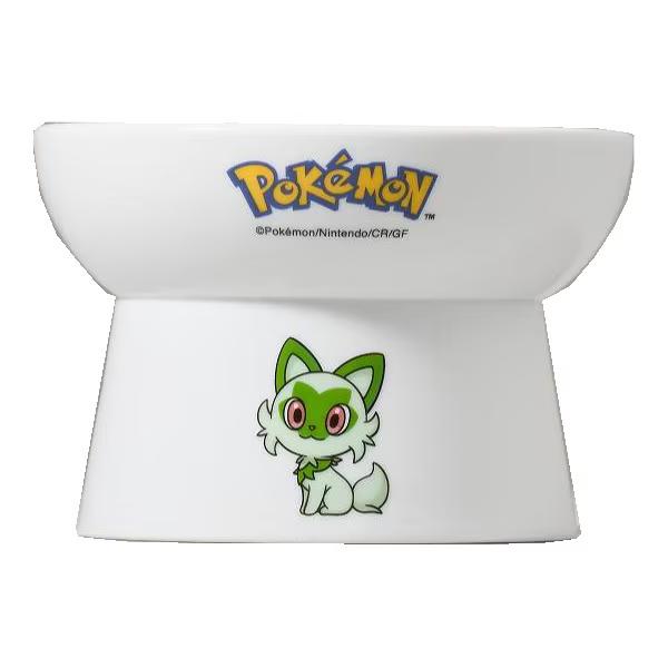 Necoichi Pokemon Design Elevated Hood Bowl Cats Limited Edition Sprigatito