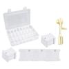 Floss Bobbin with Bobbin Winder, Cross Stitch Organizer Box Thread Cards for Winding Sewing Storage