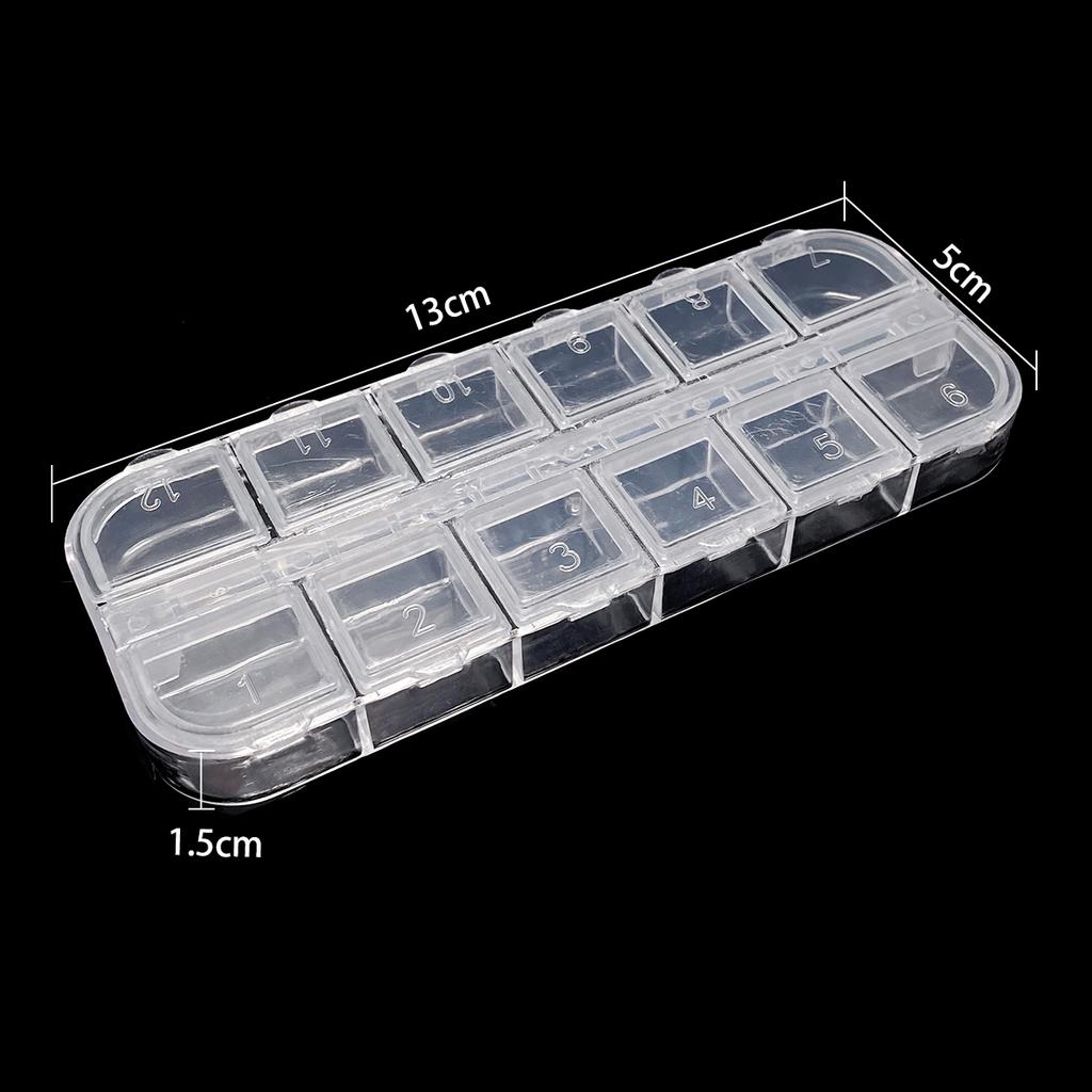 1Pc 6/8/10 Grid Plastic Pill Medicine Box Holder Storage Organizer Container Case Portable Waterproof Small Medicine Packing 040