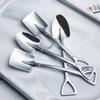 20/2x Stainless Steel Shovel Spoons Gold Silver Mini Coffee Teaspoon Fruit Ice Cream Dessert Spoon Scoops Kitchen Tableware Set