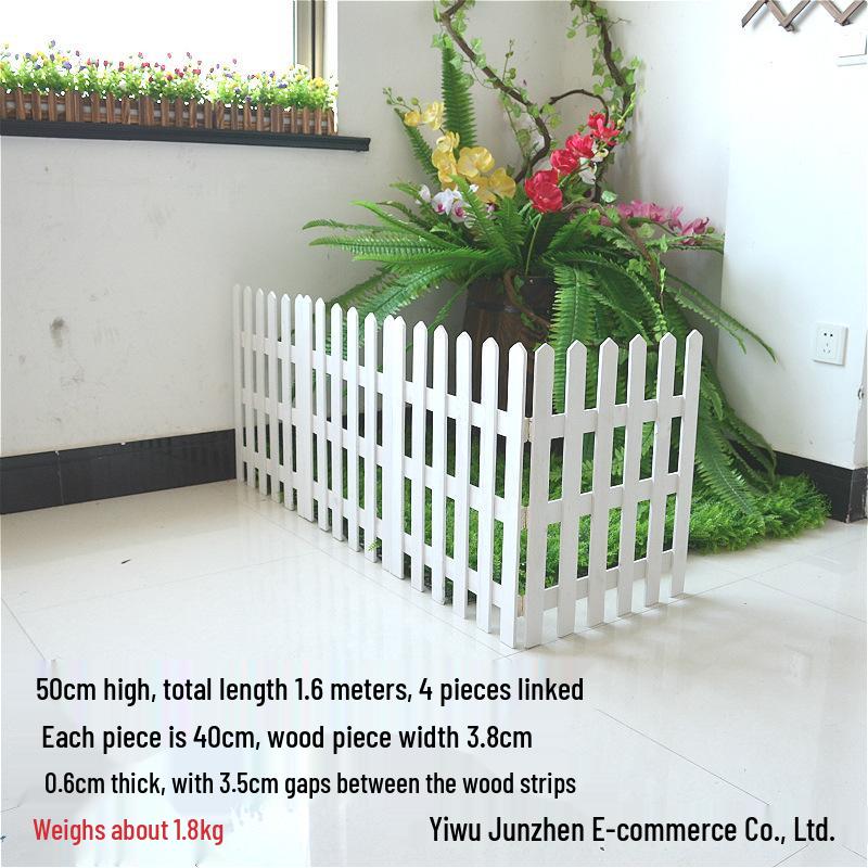 Holzzaun Lattenzaun Weihnachtsdekoration für Innen- & Außenbereich