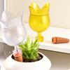 Plant Watering Spikes 5 Pieces Irrigation Stakes For Flowers Automatic Flower-Shaped Watering Spikes For Garden Lawn Vegetable