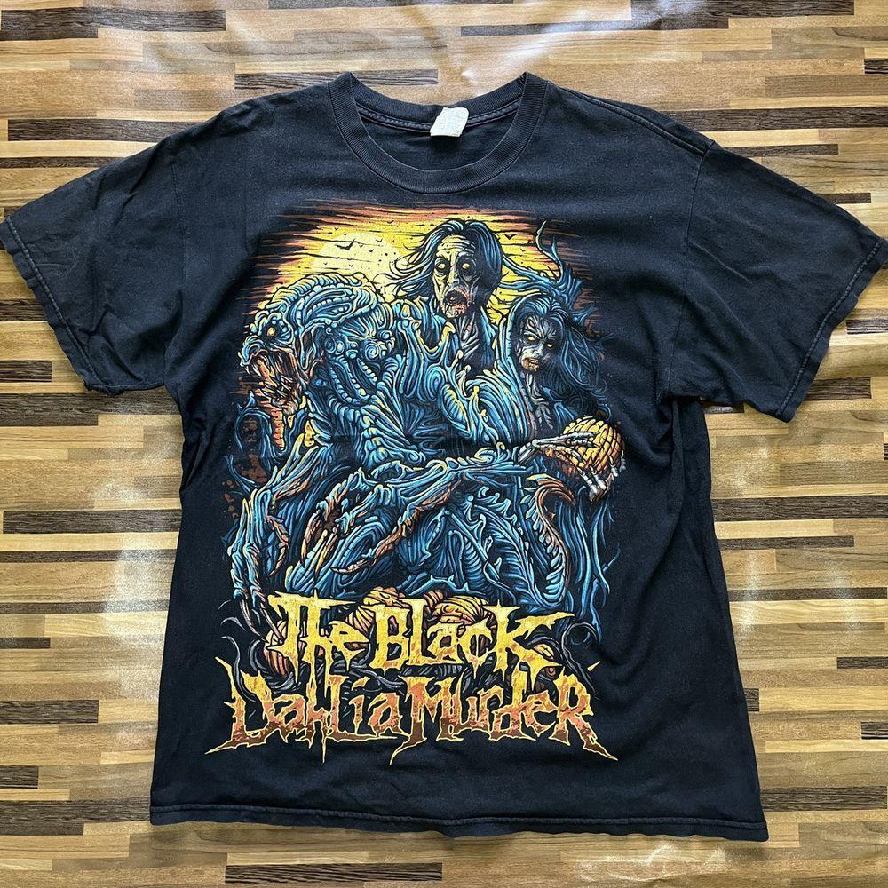 The Black Dahlia Murder Band Black Short Sleeve Unisex Tshirt Reprint KH9359 XL