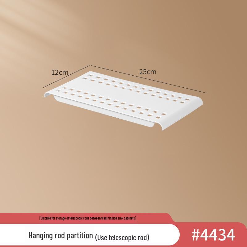 Teleskopowy Stojak do Przechowywania pod Zlewem - Wielofunkcyjny Organizer do Szafki Bez Wiercenia