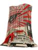 Soft Flannel Throw Blanket Retro Car Motel Route  Warm Cozy Plush All Season Bed Living Room Bedroom Cover