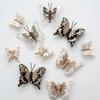 DIY Craft Butterfly Ornaments 1 Set Glitter Christmas Ornament, Double Layer Sequins Glittery Tree Decorations Hanging Decor for Tree, Festive Holiday