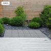 25PCS Graphite Interlocking Deck Tiles 12x12In, Durable Anti-Slip Outdoor Flooring, Modern Square PP Tiles, 2000kg Load Capacity