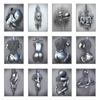 3D Abstract Metal Man Decorative Painting Poster Nordic Prints Canvas Painting Wall Art Picture for Living Room Home