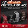2026 Hot Interior Stickers Car Headrest Hook Premium Suede Rear Seat Hanging Dual Hook For GX470 CT200H IS300H IS200 IS250 BR7