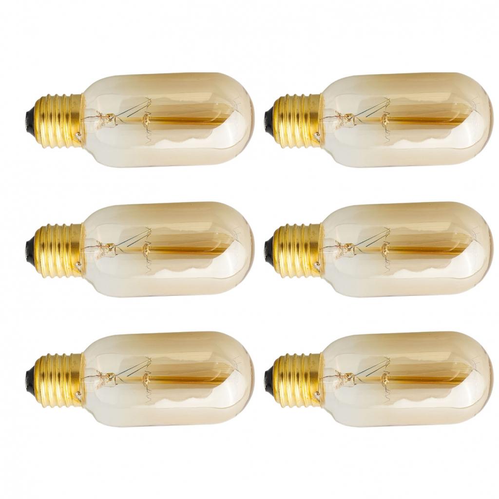 Lighting Bulbs Accessory 6Pcs E27 Vintage Industrial Edison Decoration