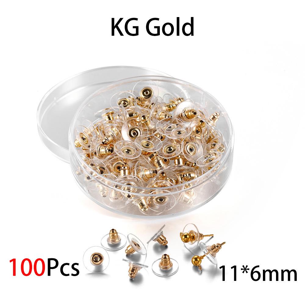 

DIY Jewelry Kit: Earring Backs & Materials - Includes Bullet Backs, Butterfly Backs, Non-Slip Silicone, and Ear Plugs.