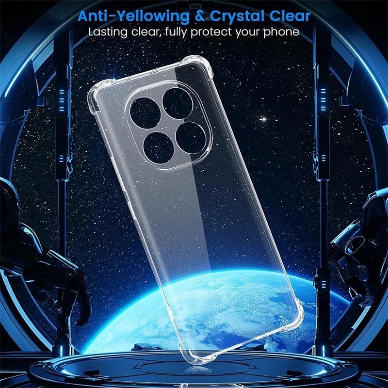 Anti-Yellower Crystal Clear Case for Xiaomi Poco X7 X6 Pro X5 M6 M5 F6 C75 C65 4G 5G Transparent Shockproof Slim TPU Soft Cover