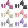 Colorful Kids Hat Scarf Gloves Set Thickened Gloves Warm Pullover Hat  Winter