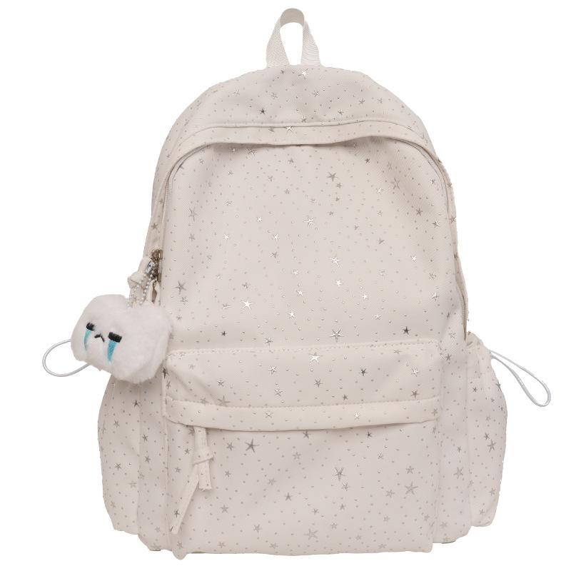 Schoolbag Backpack Women's Japanese Ins Gypsy Campus Junior High School Student School Bag Women's Large Capacity Versatile Travel Backpack