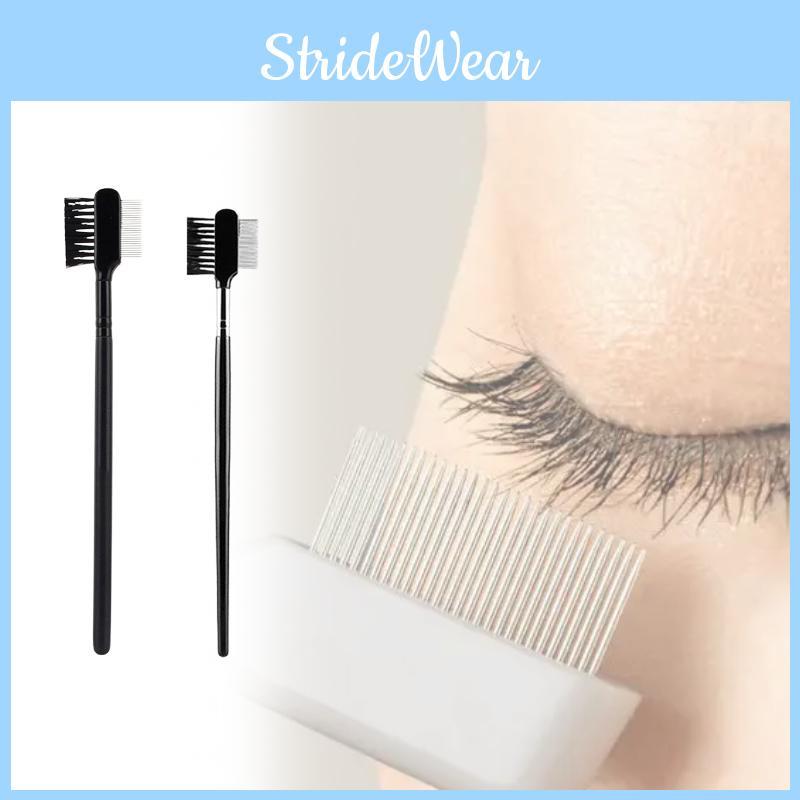 Makeup Tool Double Headed Steel Eyebrow Comb Eyebrow Shaping Eyelash Grooming