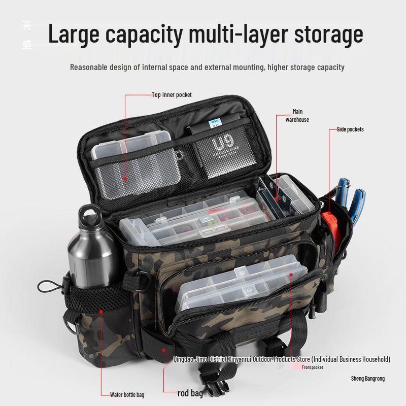 Multi-functional Waterproof Fishing Gear Storage Waist Pack